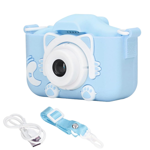 دوربین عکاسی و فیلمبرداری دیجیتال کودک ۱2 مگاپیکسل آبی مدل Kids Camera Digital_اسباب بازی دیجیتال و هوشمند
